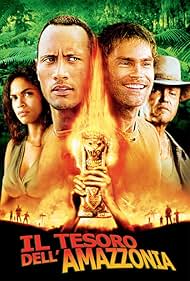 Christopher Walken, Seann William Scott, Rosario Dawson, and Dwayne Johnson in Il tesoro dell'Amazzonia (2003)