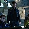 John Cho, Anton Yelchin, and Chris Pine in Star Trek Beyond (2016)