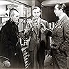 Boris Karloff, Bela Lugosi, and David Manners in The Black Cat (1934)