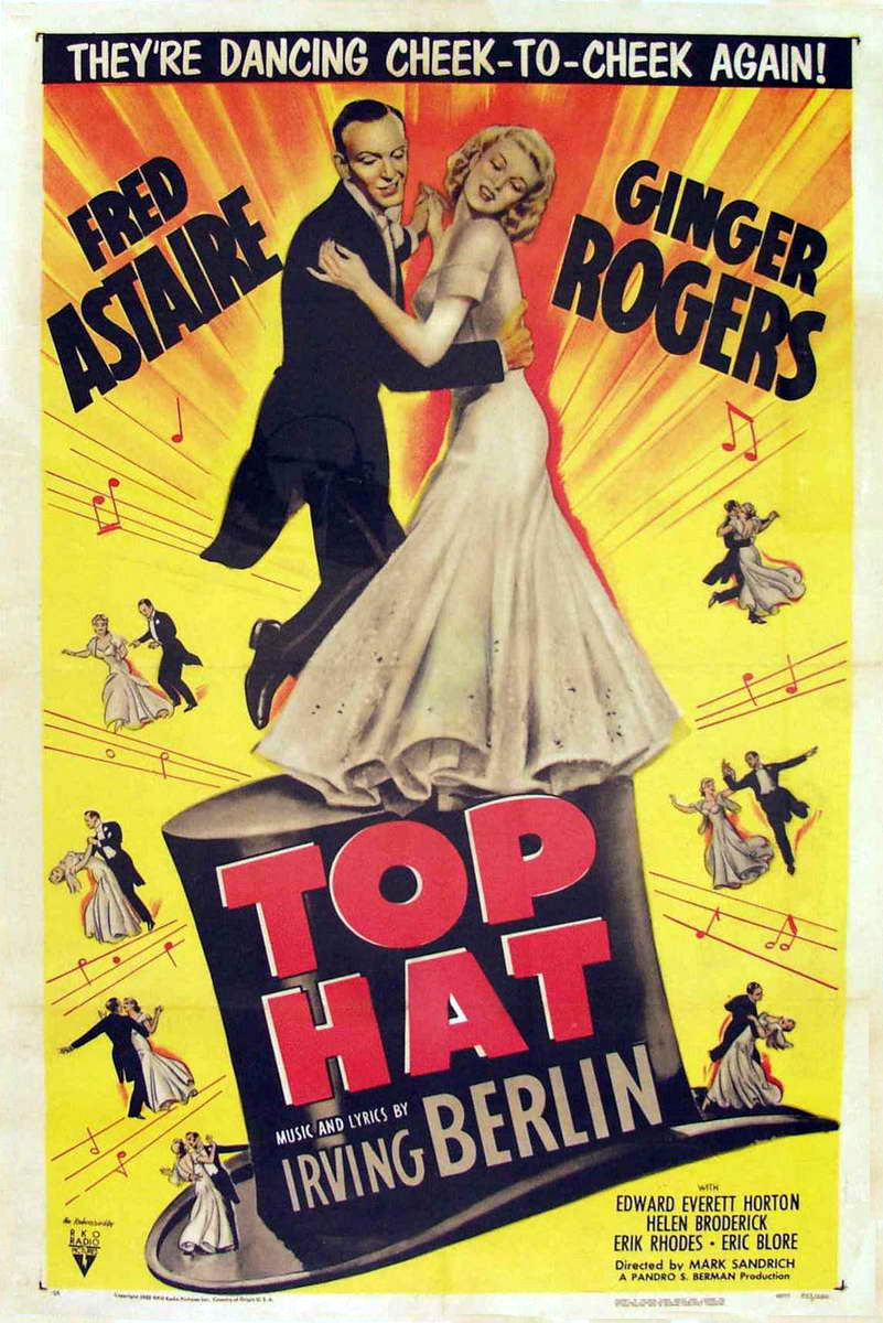 Fred Astaire and Ginger Rogers in Top Hat (1935)