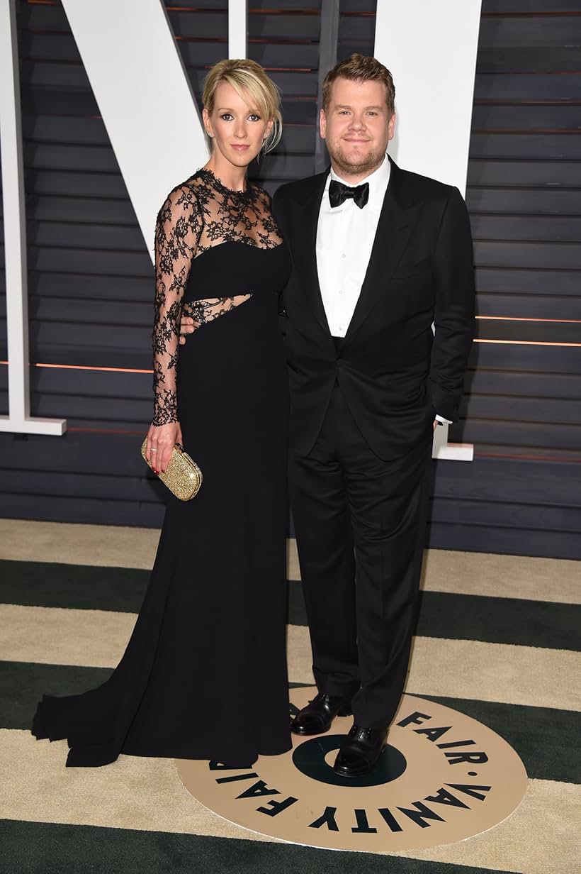 James Corden and Julia Carey at an event for The Oscars (2015)