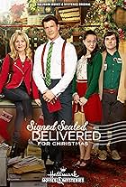 Kristin Booth, Yan-Kay Crystal Lowe, Eric Mabius, and Geoff Gustafson in Signed, Sealed, Delivered for Christmas (2014)