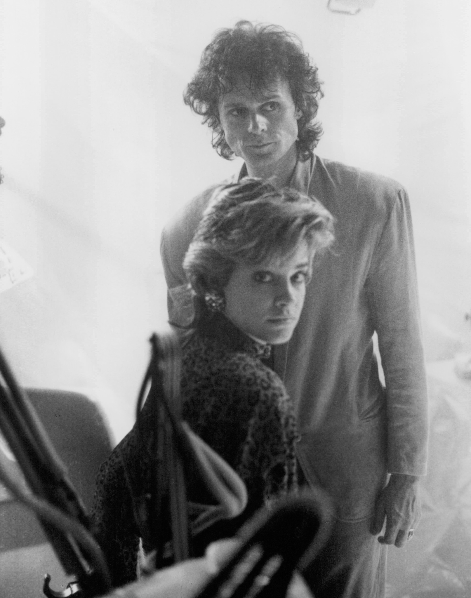 Michael Des Barres and Catherine Mary Stewart in Nightflyers (1987)