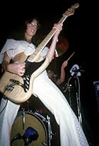 The Runaways (Jackie Fox) performing at CBGB in New York City on August 2, 1976