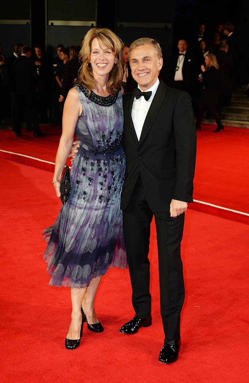 Christoph Waltz and Judith Holste at an event for Spectre (2015)