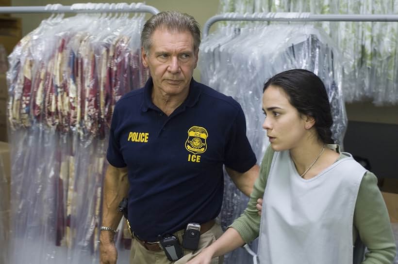 Harrison Ford and Alice Braga in Crossing Over (2009)