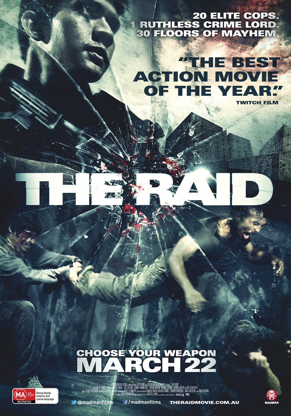 Iko Uwais in The Raid: Redemption (2011)