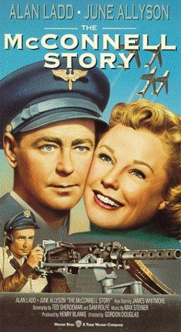 Alan Ladd and June Allyson in The McConnell Story (1955)