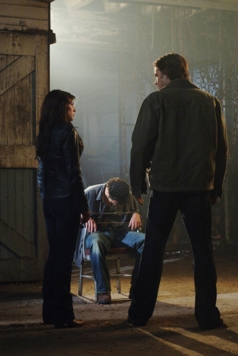 Marcus Hondro, Jared Padalecki, and Genevieve Padalecki in Supernatural (2005)