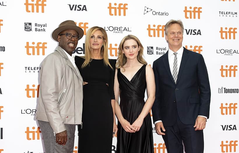 Julia Roberts, Courtney B. Vance, Peter Hedges, and Kathryn Newton at an event for Ben Is Back (2018)