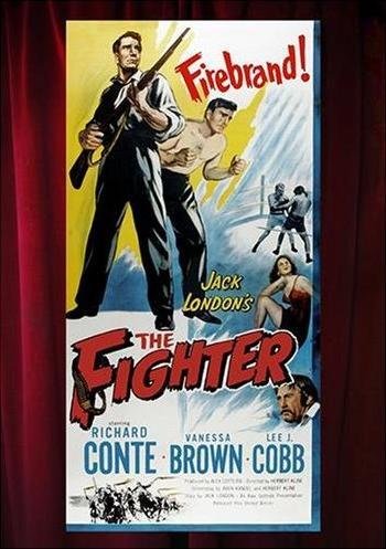 Lee J. Cobb, Richard Conte, and Vanessa Brown in The Fighter (1952)