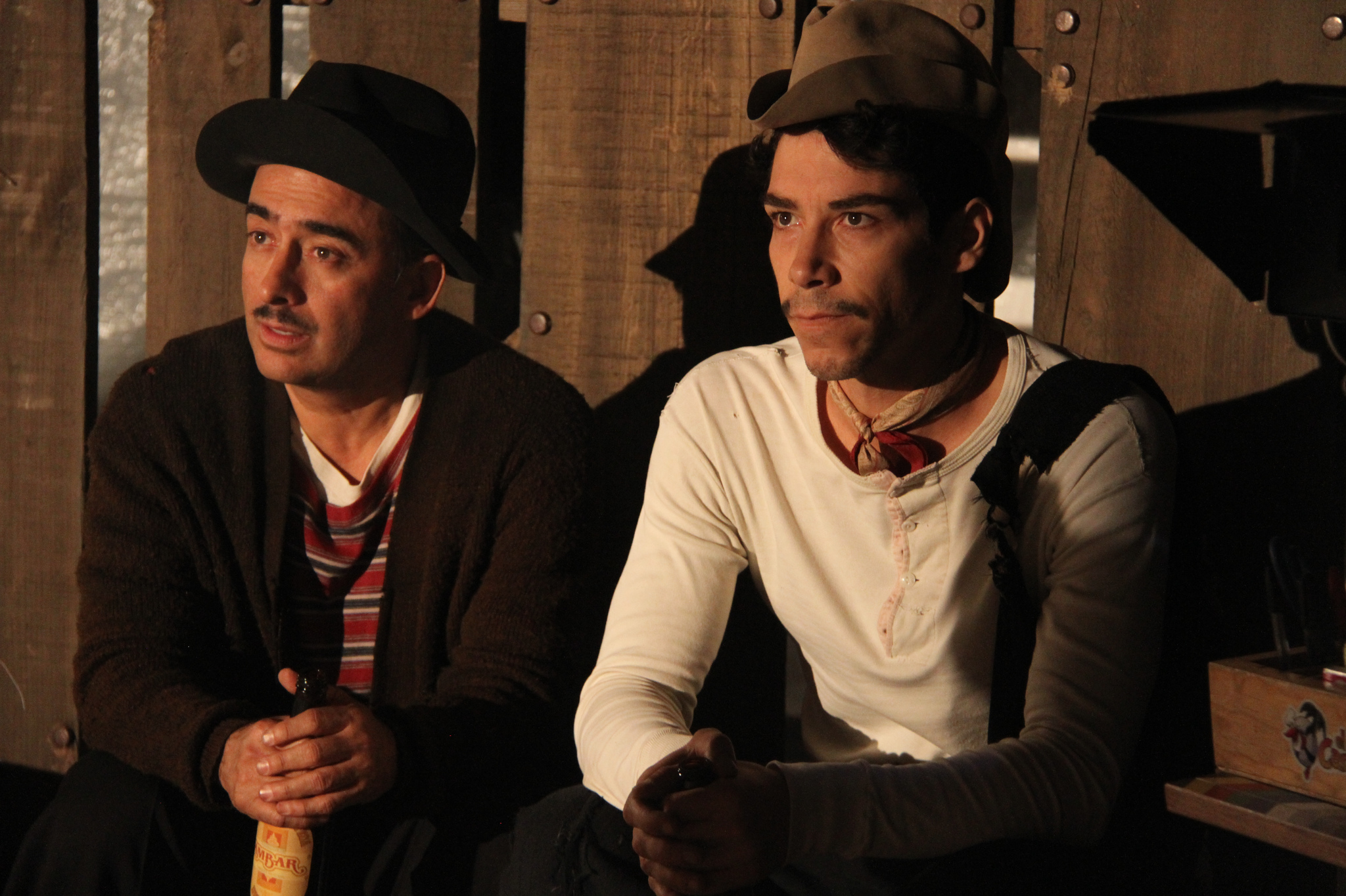 Adal Ramones and Óscar Jaenada in Cantinflas (2014)