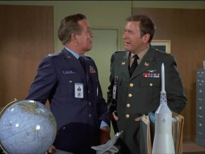 Bill Daily and Hayden Rorke in I Dream of Jeannie (1965)