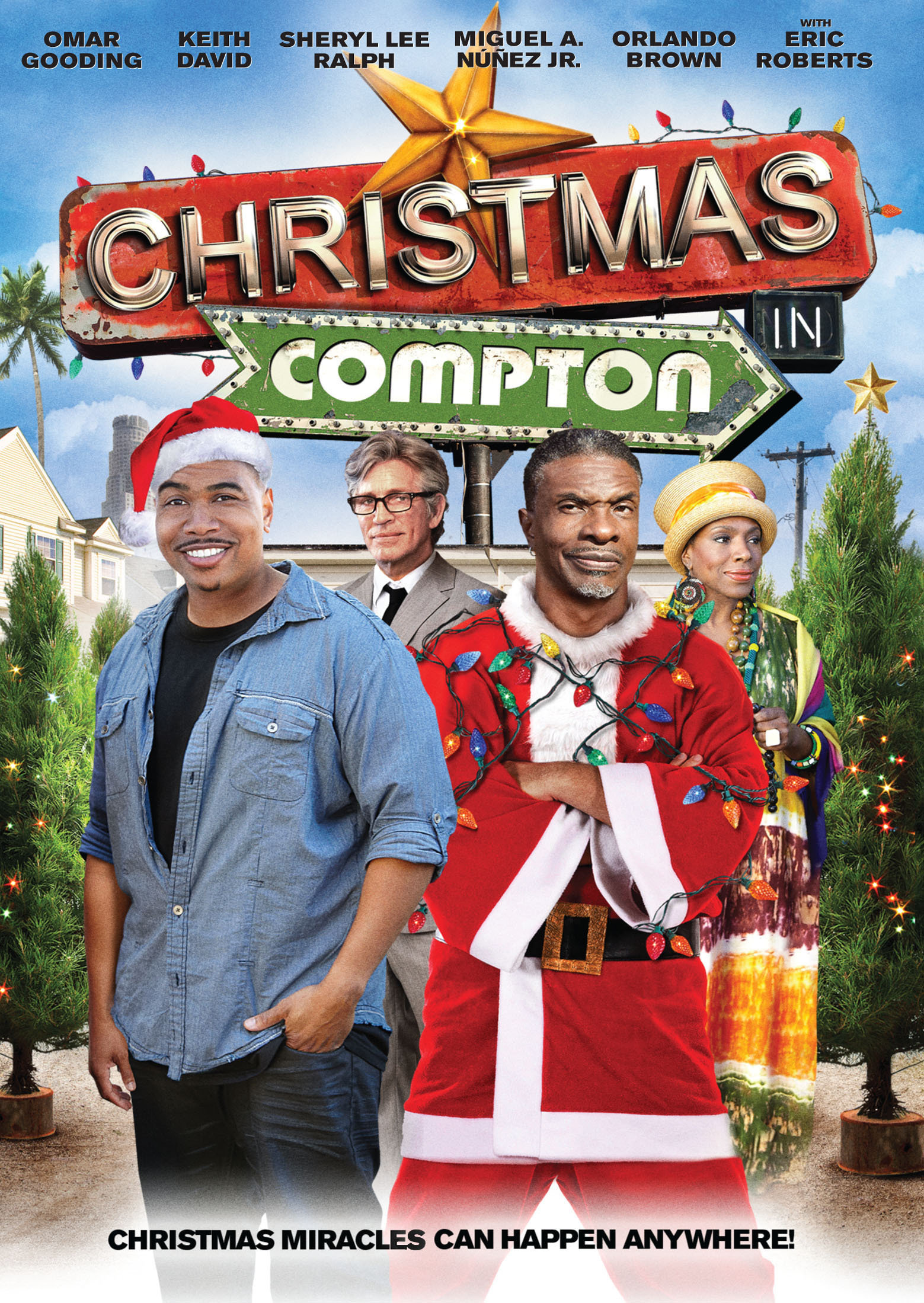 Eric Roberts, Sheryl Lee Ralph, Keith David, and Omar Gooding in Christmas in Compton (2012)