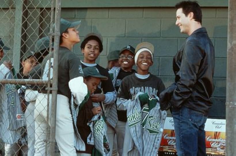 Keanu Reeves, A. Delon Ellis Jr., Julian Griffith, Michael B. Jordan, Kris D. Lofton, Michael Perkins, Brian M. Reed, and DeWayne Warren in Hardball (2001)