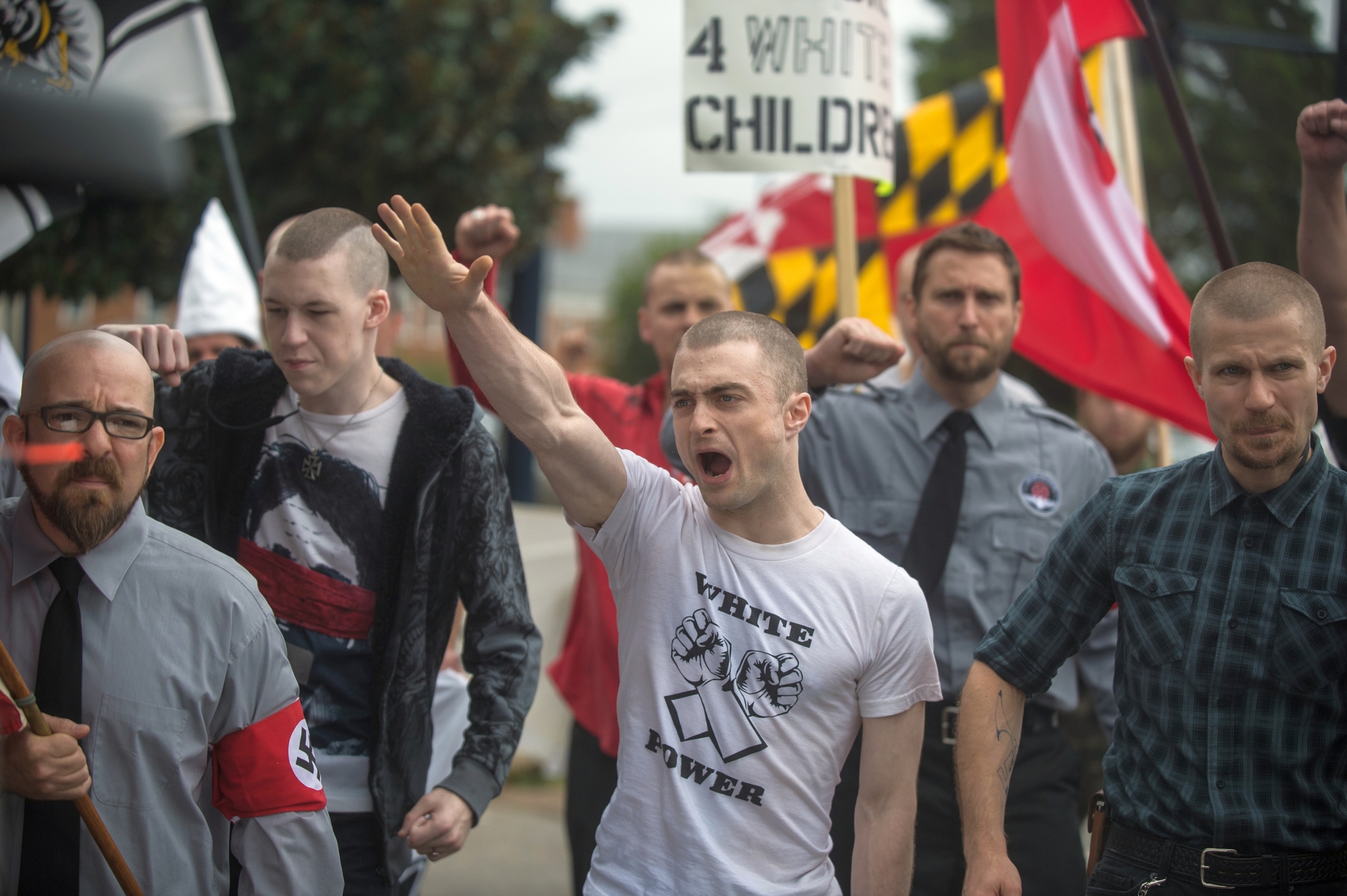 Daniel Radcliffe, Pawel Szajda, and Devin Druid in Imperium (2016)