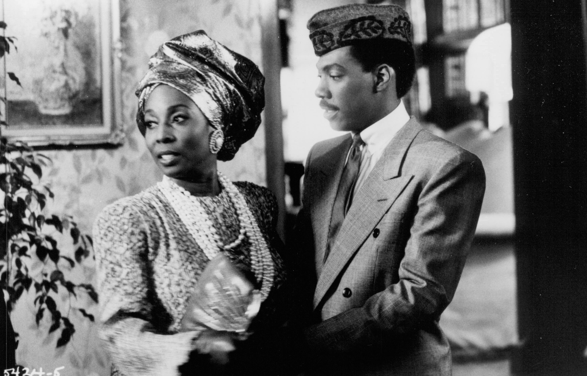 Eddie Murphy and Madge Sinclair in Coming to America (1988)