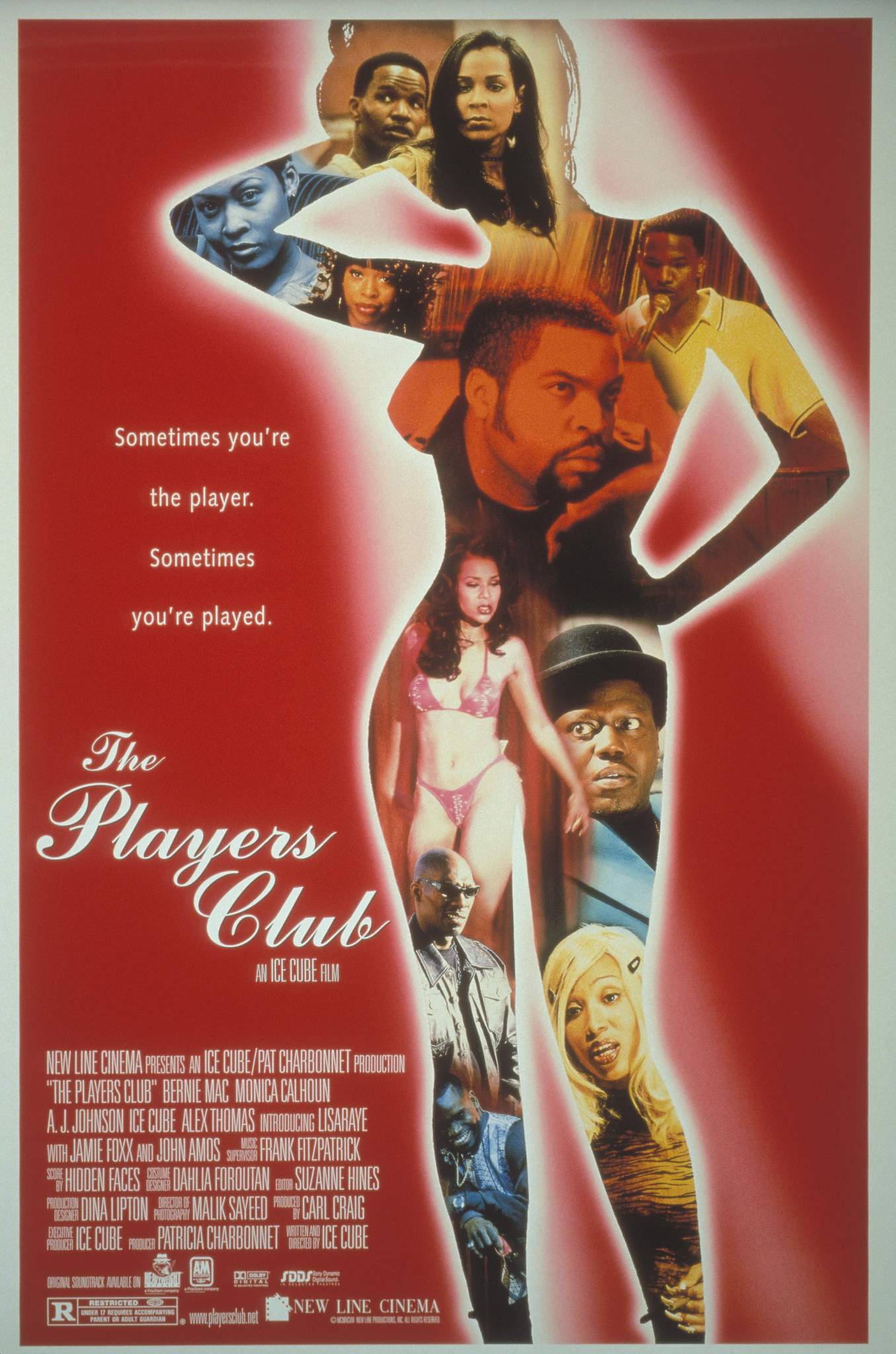 Ice Cube, Monica Calhoun, Jamie Foxx, Bernie Mac, LisaRaye McCoy, and Chrystale Wilson in The Players Club (1998)