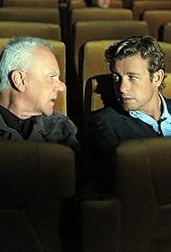 Malcolm McDowell and Simon Baker in The Mentalist (2008)