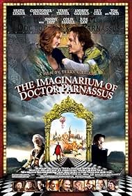 Johnny Depp, Jude Law, Christopher Plummer, Tom Waits, Heath Ledger, Colin Farrell, Verne Troyer, Andrew Garfield, and Lily Cole in The Imaginarium of Doctor Parnassus (2009)