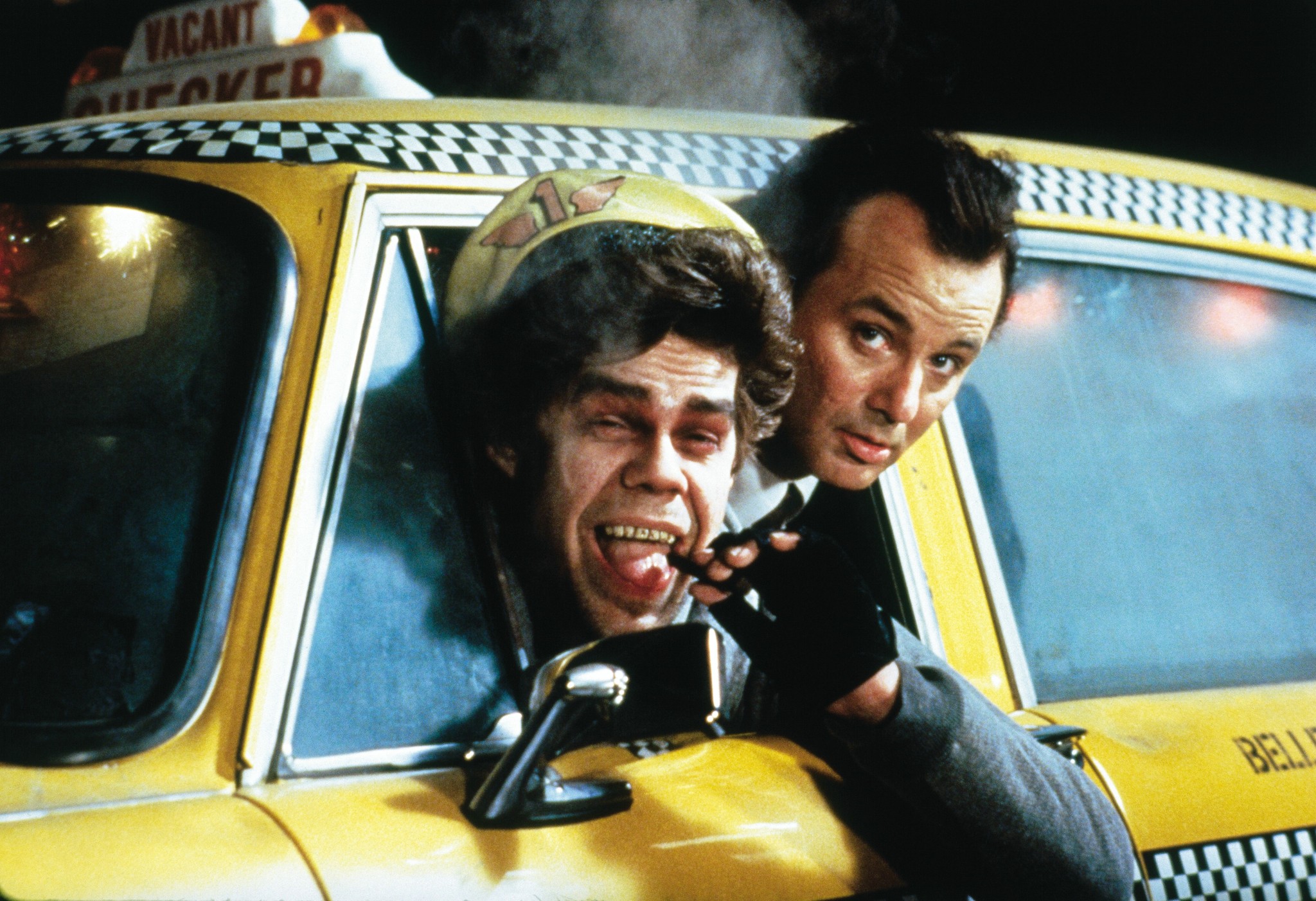 Bill Murray and David Johansen in Scrooged (1988)