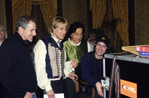 Jackie Chan, Owen Wilson, and David Dobkin in Shanghai Knights (2003)