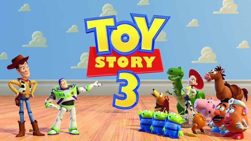 Tom Hanks, Joan Cusack, Tim Allen, John Ratzenberger, Wallace Shawn, Blake Clark, Estelle Harris, Jeff Pidgeon, and Don Rickles in Toy Story 3 (2010)