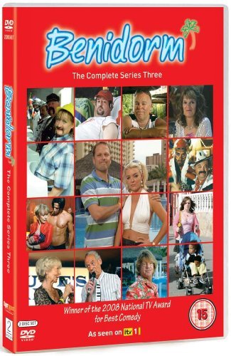 Robin Askwith, Paul Bazely, Janine Duvitski, Siobhan Finneran, Geoffrey Hutchings, Kenny Ireland, Steve Pemberton, Sheila Reid, Hugh Sachs, Sheridan Smith, Una Stubbs, Johnny Vegas, Nicholas Burns, Jake Canuso, and Hannah Hobley in Benidorm (2007)