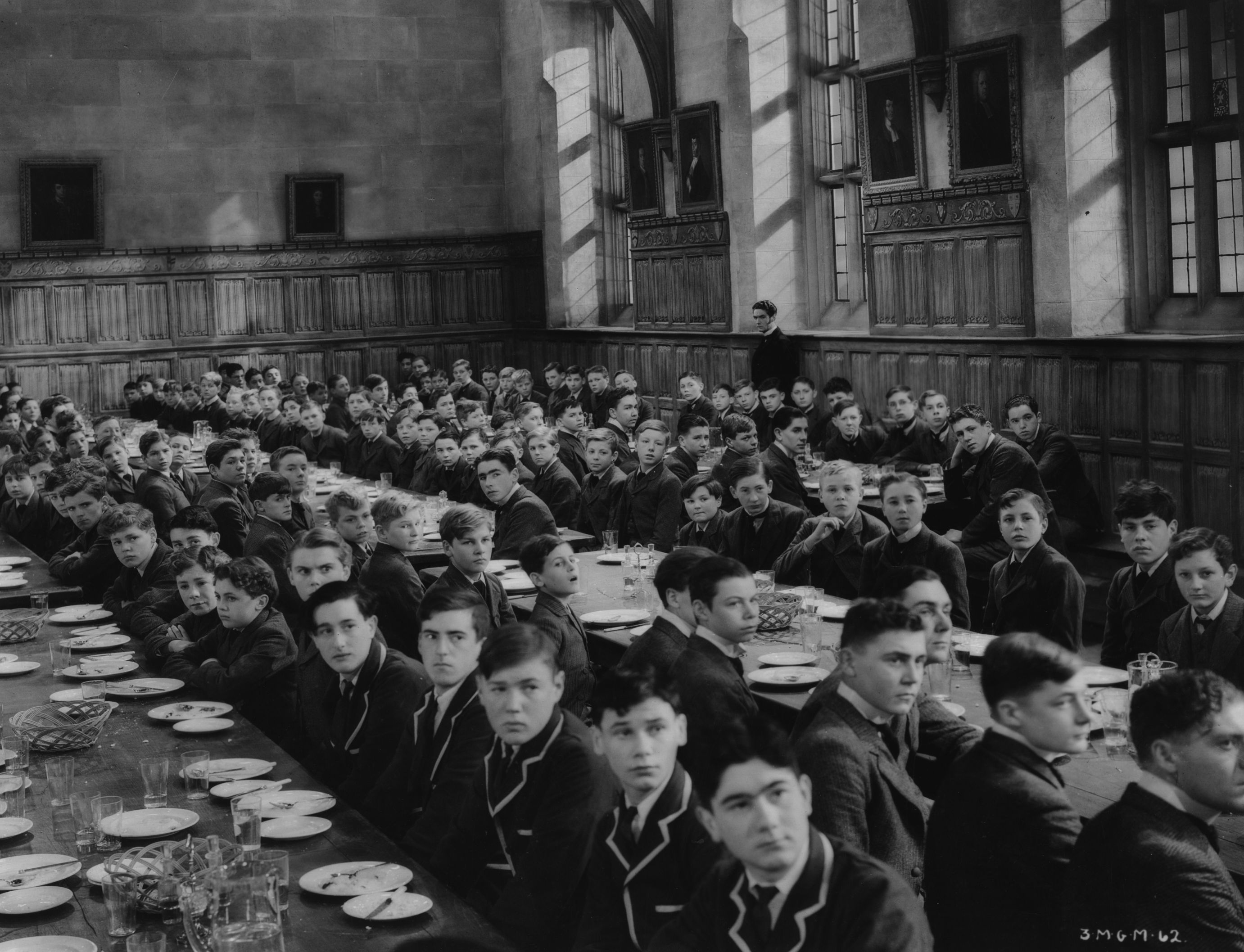 Leonard Boucher, Henry Caine, Leo de Pokorny, Cyril Frankel, Dane Gordon, Simon Lack, Jack Lambert, and Patrick Ludlow in Goodbye, Mr. Chips (1939)