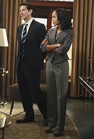 Henry Ian Cusick and Kerry Washington in Scandal (2012)