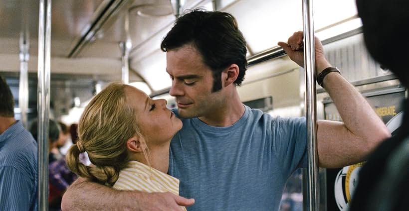 Bill Hader and Amy Schumer in Trainwreck (2015)