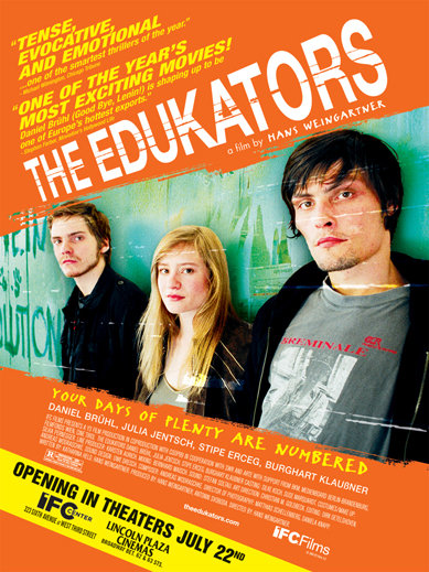 Daniel Brühl, Julia Jentsch, and Stipe Erceg in The Edukators (2004)