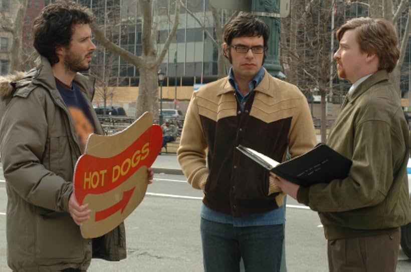 Rhys Darby, Bret McKenzie, Jemaine Clement, and Flight of the Conchords in Flight of the Conchords (2007)