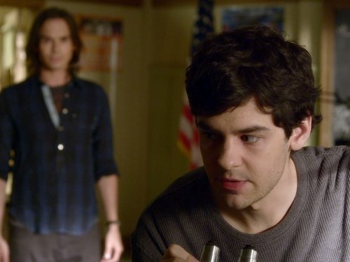 Tyler Blackburn and Brendan Robinson in Pretty Little Liars (2010)