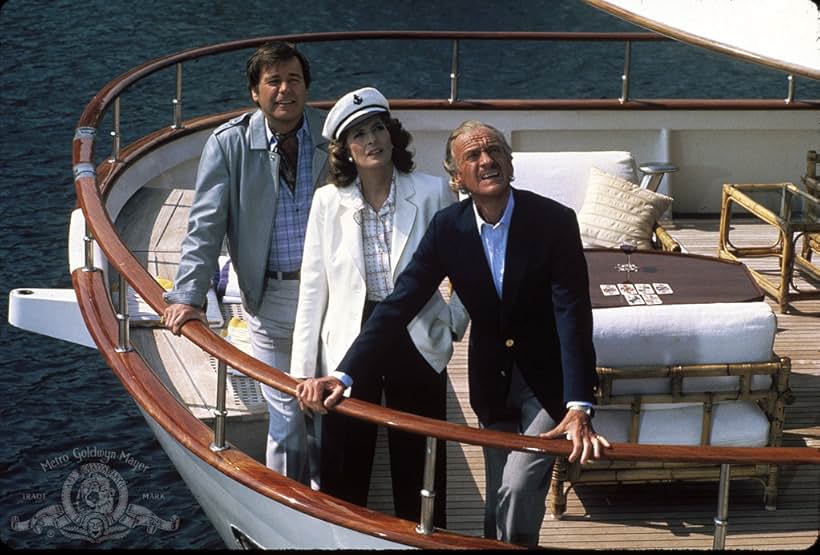 David Niven, Capucine, and Robert Wagner in Curse of the Pink Panther (1983)