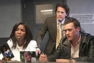 Kyle MacLachlan, Jason O'Mara, and Rose Rollins in In Justice (2006)