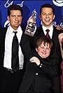 Charlie Sheen, Jon Cryer, Melanie Lynskey, Marin Hinkle, and Angus T. Jones in The 30th Annual People's Choice Awards (2004)