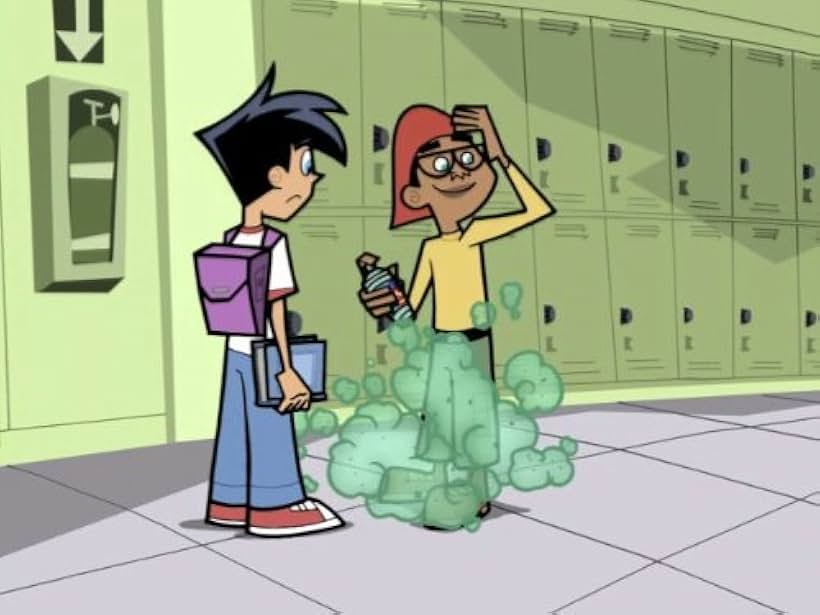 Rickey D'Shon Collins and David Kaufman in Danny Phantom (2003)