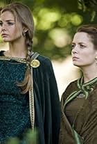 Tamsin Egerton and Lara Jean Chorostecki in Camelot (2011)