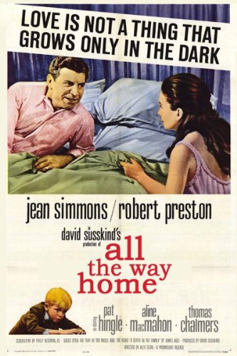 Jean Simmons and Robert Preston in All the Way Home (1963)