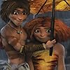 Ryan Reynolds, Chris Sanders, and Emma Stone in The Croods (2013)