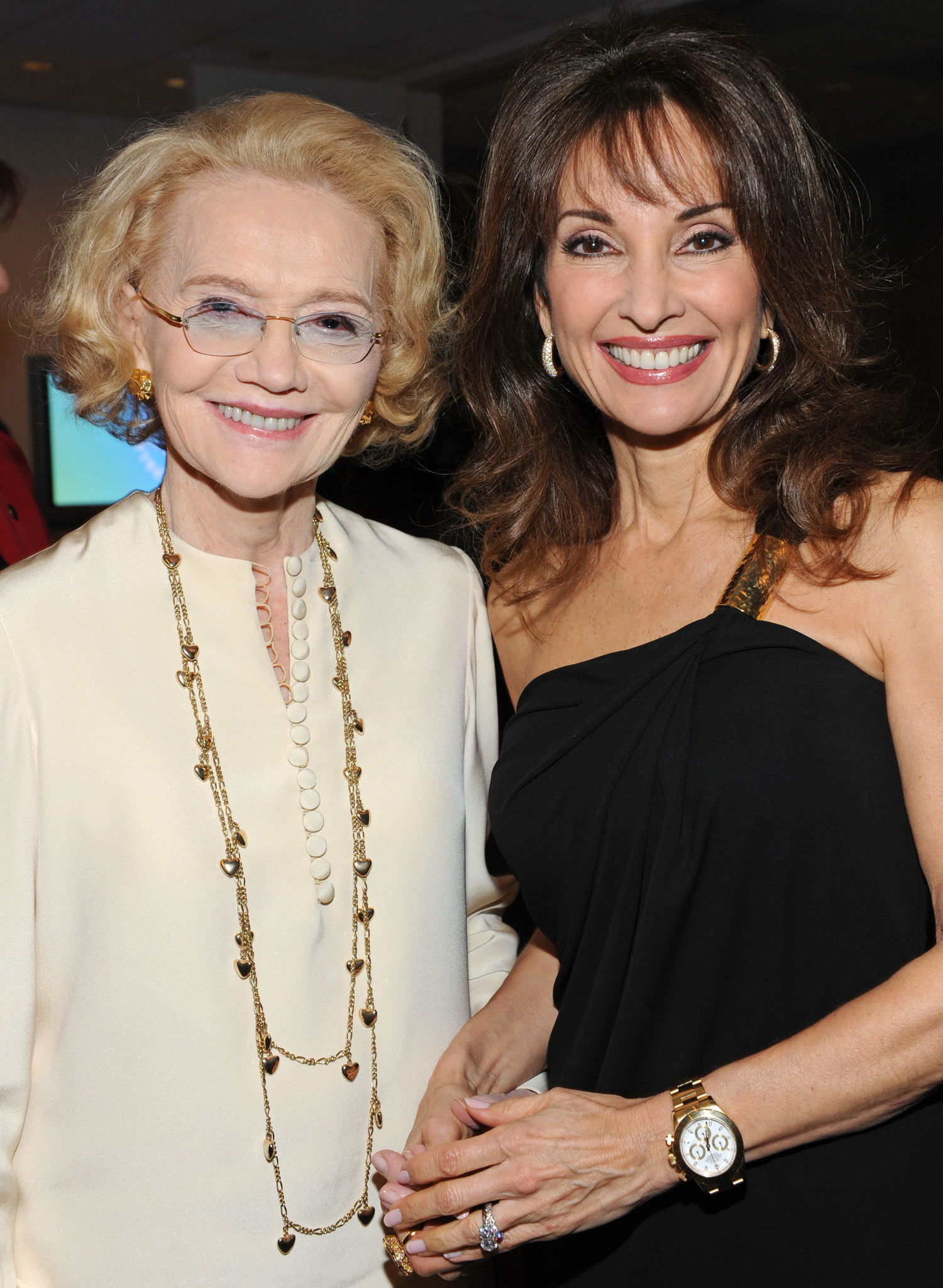 Susan Lucci and Agnes Nixon at an event for All My Children (1970)