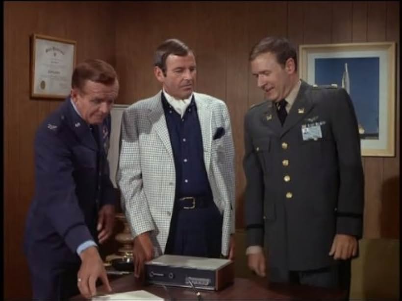 Paul Lynde, Bill Daily, and Hayden Rorke in I Dream of Jeannie (1965)