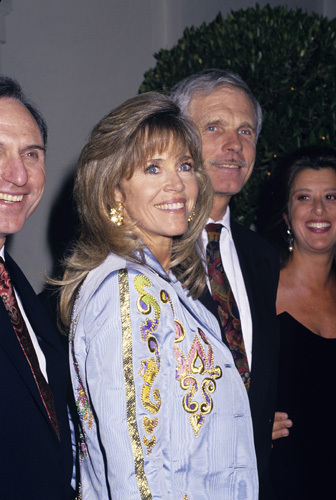 Jane Fonda and Ted Turner circa 1990s