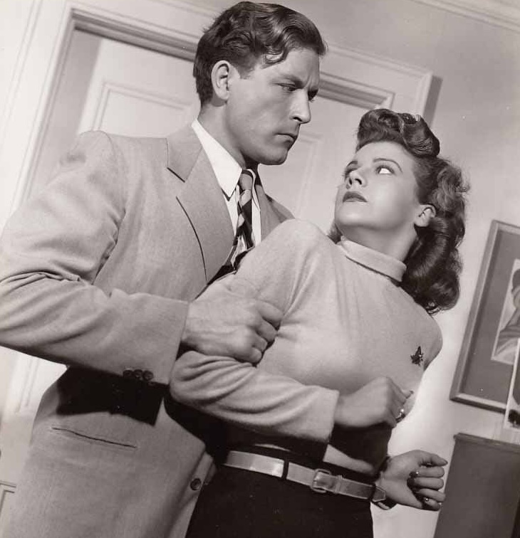 Nan Leslie and Lawrence Tierney in The Devil Thumbs a Ride (1947)