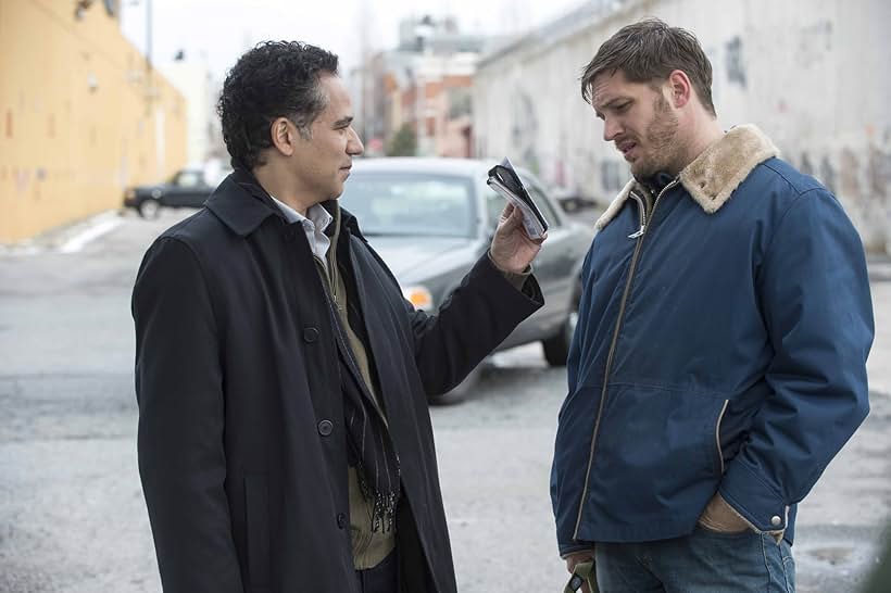 Tom Hardy and John Ortiz in The Drop (2014)