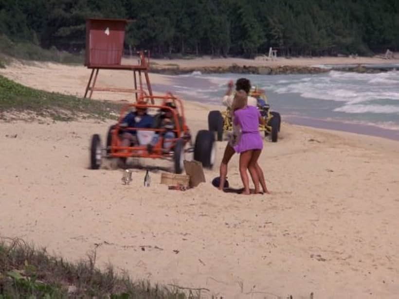 Edd Byrnes, Denise DuBarry, Christopher Goutman, Dan Haggerty, and Rex Holman in Charlie's Angels (1976)