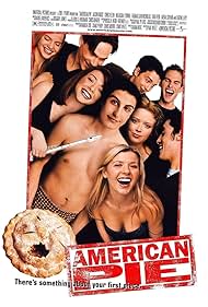 Mena Suvari, Jason Biggs, Alyson Hannigan, Chris Klein, Natasha Lyonne, Thomas Ian Nicholas, Tara Reid, Seann William Scott, and Eddie Kaye Thomas in American Pie - Il primo assaggio non si scorda mai (1999)