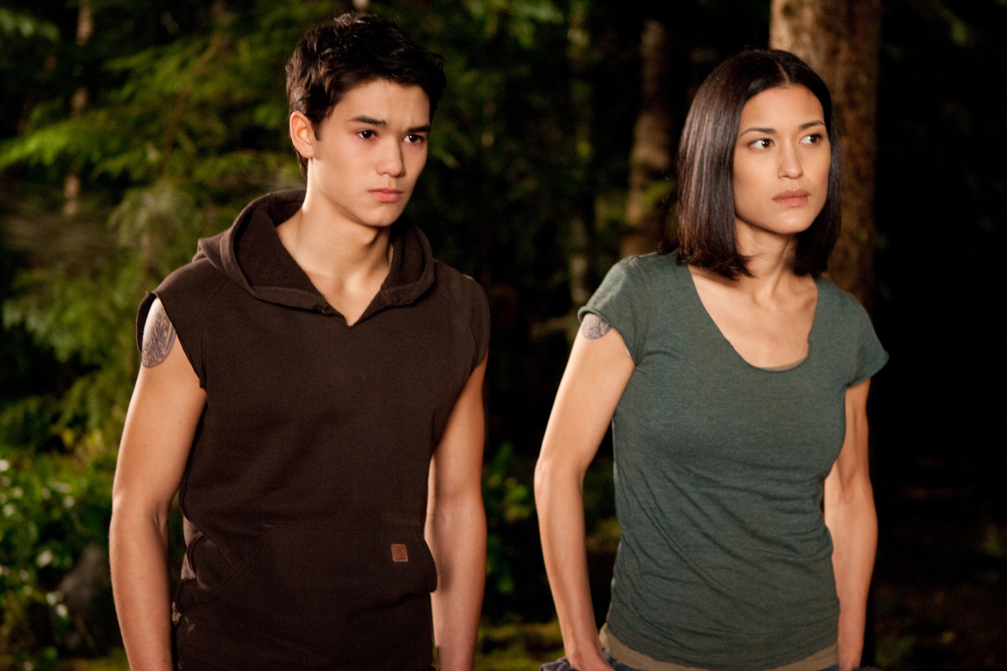 Julia Jones and Booboo Stewart in The Twilight Saga: Breaking Dawn - Part 1 (2011)