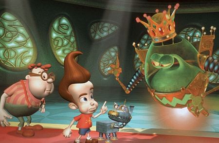 Patrick Stewart, Debi Derryberry, Rob Paulsen, and Frank Welker in Jimmy Neutron: Boy Genius (2001)